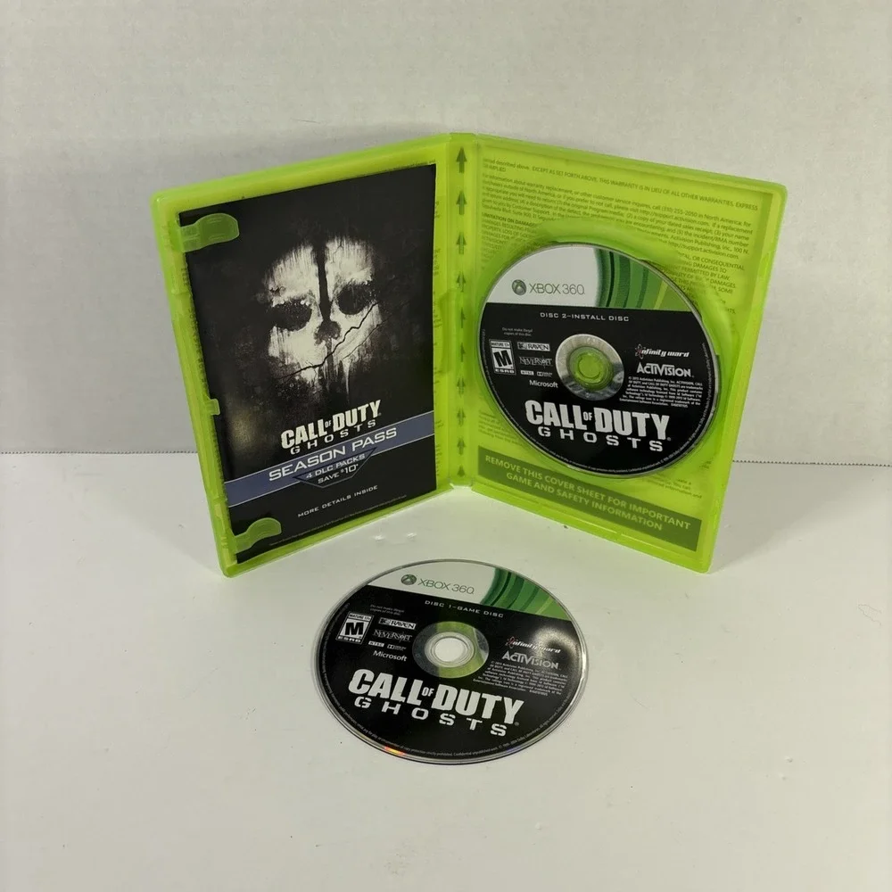 Call of Duty Ghosts Xbox 360 2013 Complete Tested